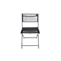 Compact Folding Chair with Mesh Backrest and Seat