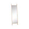 Minimalist Standing Mirror with Wooden Frame